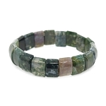 Браслет "Ириска" яшма зеленая