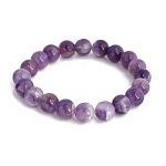 Аметист (Бразилия) 10мм, браслет "Классика" 17см