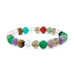 Браслет "Классика" из самоцветов 8мм, длина 17см