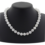 Кварц розовый, круглые граненые 12мм, "Шарм" бусы длиной 50см