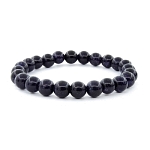 Авантюрин темно-синий 8мм, браслет "Классика" длина 17см