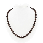 Тигровый глаз 8мм, бусы длиной 52см