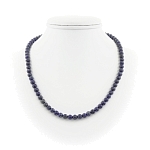 Лазурит (Афганистан) 6мм, бусы длиной 46см