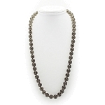 Бусы раухтопаз, круглые 10мм, средние 62см