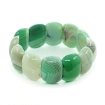 Браслет "Лора" агат зеленый