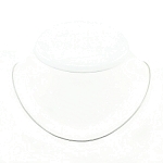 Цепочка с родированным покрытием, диаметр 1мм, длина 50см.