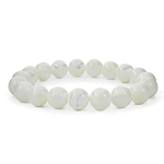 Браслет "Классика" 10мм перламутр (Индонезия) белый