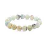 Амазонит светло-зеленый 10мм, браслет "Классика" длина 16см